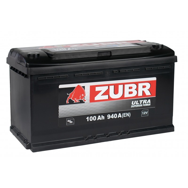 Аккумулятор ZUBR Ultra (100 Ah, 12 V) Обратная, R+ L5 арт.ZU1000