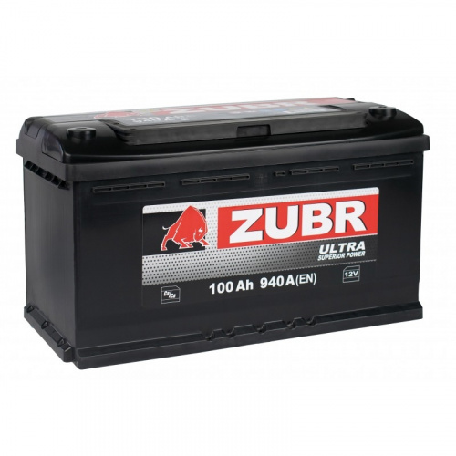 Аккумулятор ZUBR Ultra (100 Ah, 12 V) Обратная, R+ L5 арт.ZU1000